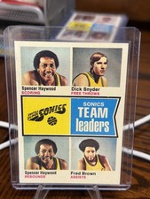 1974-75 Topps - Spencer Haywood, Fred Brown, Dick Snyder #97