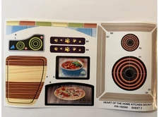 New! Step 2 HEART OF THE HOME kitchen replacement part Decals Stickers