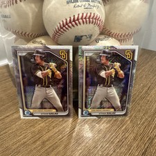 Lot of (2) 2024 Bowman - Chrome Prospects #BCP-102 Ethan Salas