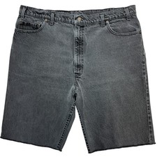 Levi's 540 Dad Jean Shorts 42 Gray Cutoffs Vtg 1991 USA Relaxed Grunge Jorts