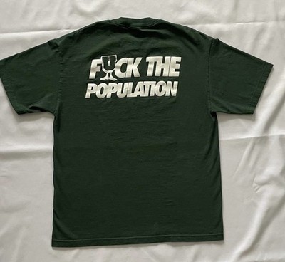 FTP x Undefeated U-Fck Tee Shirt Green UNDFTP Fck The Population