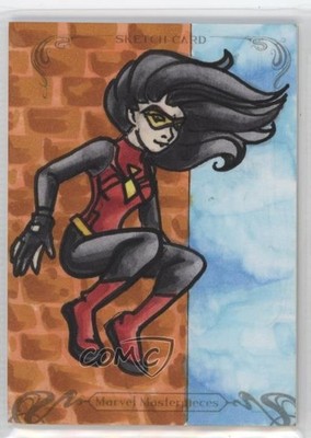 2018 Upper Deck Marvel Masterpieces 1/1 Adalisa Zarate Auto Sketch l6f