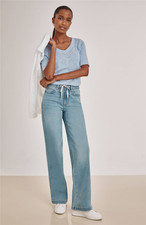 NWT J.Jill Tie-Waist Wide-Leg Jeans