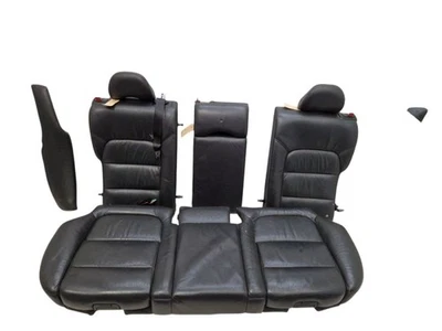 Rücksitzbank Leder geteilt Schwarz Kindersitz Sitz hinten passt für VOLVO  V70 - Bild 1 von 4