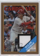 2023 Series 2 1988 Topps Baseball Relics Gold 36/50 Nolan Gorman #88R-NG 11ks