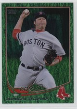 2013 Topps Update Emerald Foil Junichi Tazawa #US314 12zm