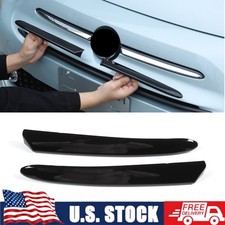 Abs Glossy Black Front Emblem Side Strip Trim Cover For Fiat 500 2016 Us Abs Glossy Black Front Emblem Side Strip Trim Cover For Fiat 500 2016 Us