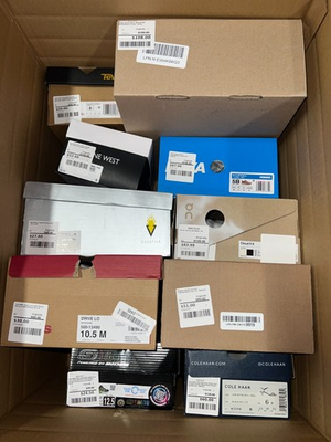 #ad Mixed Brand Sneaker Returns Top Brands Great Resale Value LOT Bulk Box 3 $130.00