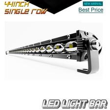 LED Light Bar 44in/46in 126W Single Row Combo Beam Fog Driving Light for Truck
