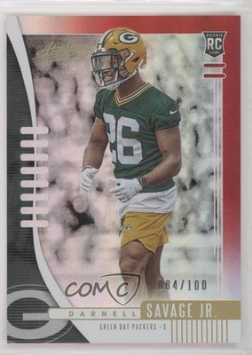 2019 Panini Absolute Rookie Red Spectrum /100 Darnell Savage Jr #158 1u6
