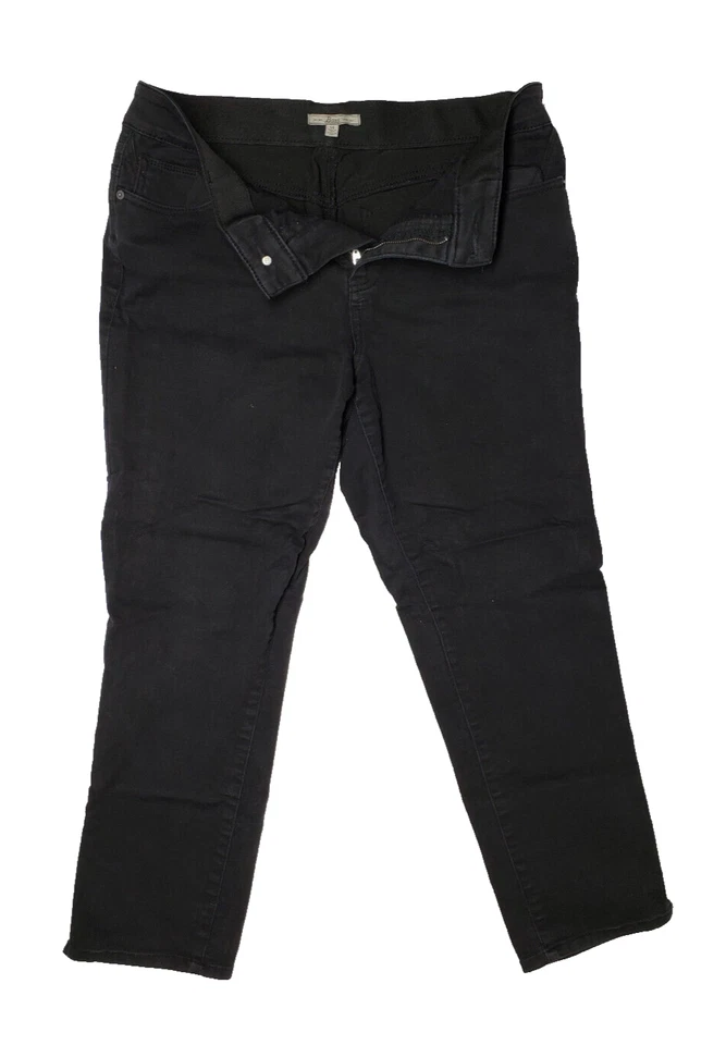 Женские черные джинсы BASS размер 14 - Изображение 4 из 4