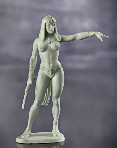 ⭐️Pin Up Series Pharaon Girl Hand Miniature Resin figure 80 mm 1/24⭐️ - Picture 7 of 11