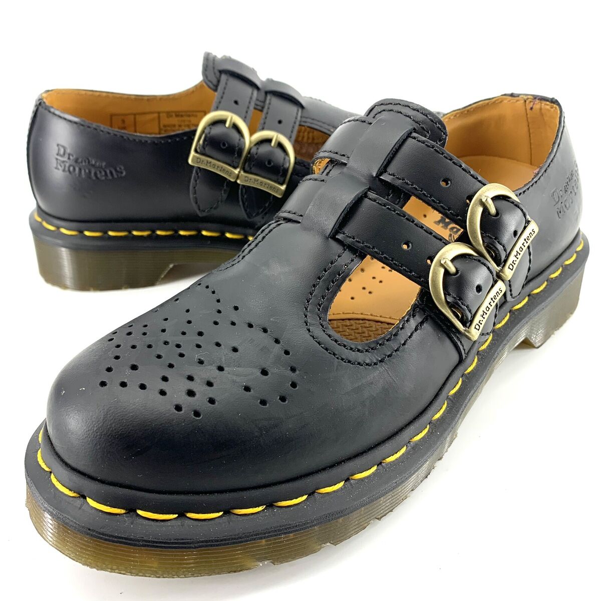 Dr Martens Womens 12916 Mary Jane Black Smooth Leather Dr Martens Womens 12916 Mary Jane Black Smooth Leather