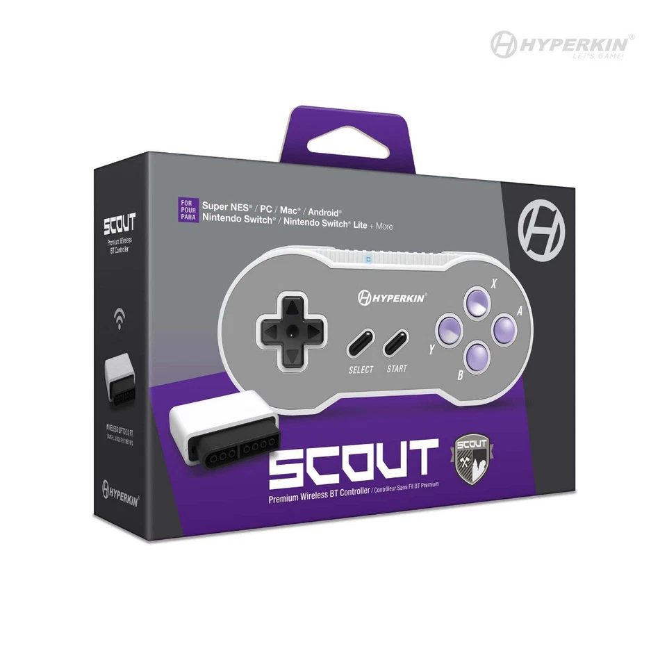 Hyperkin Scout Premium BT Controller for SNES PC Mac and Android with... - Image 2 of 4