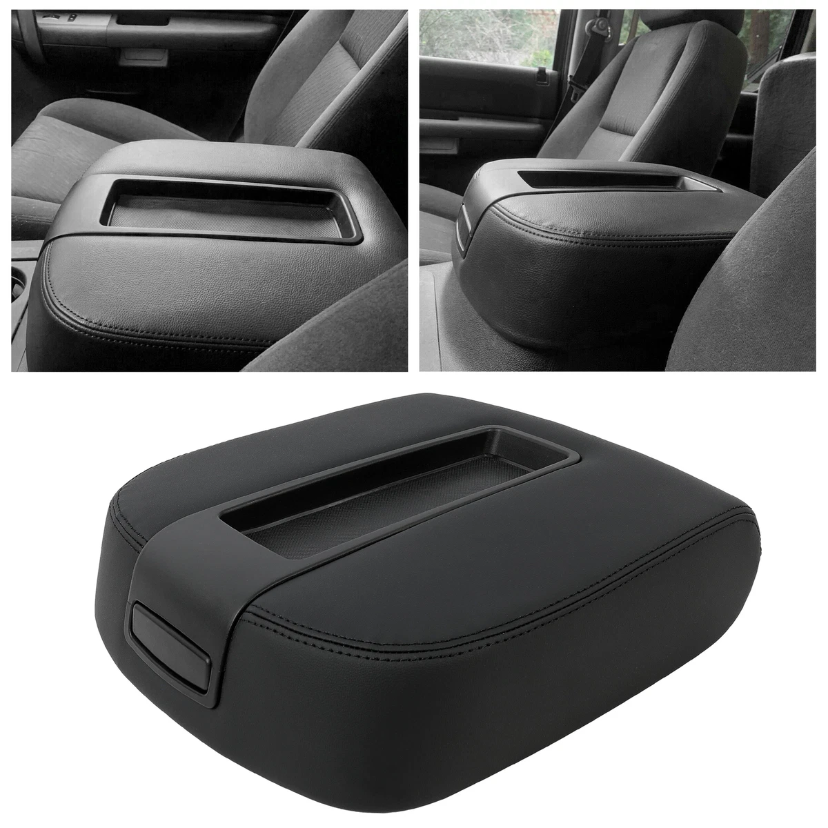 Fit For Chevy GMC Silverado Sierra 1500 Center Console Armrest Lid