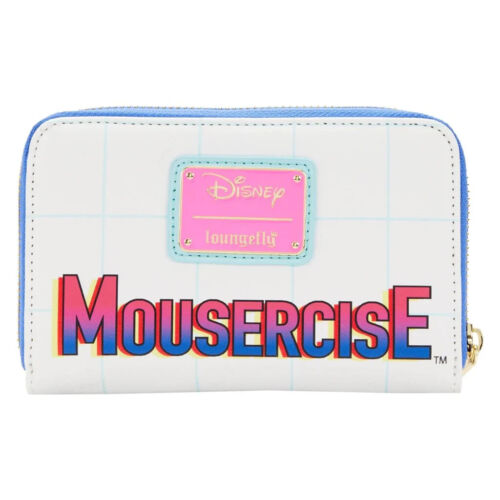 Loungefly Disney Mousercise Zip Around Wallet Mickey & Minnie Mouse Donald Duck - Picture 3 of 4