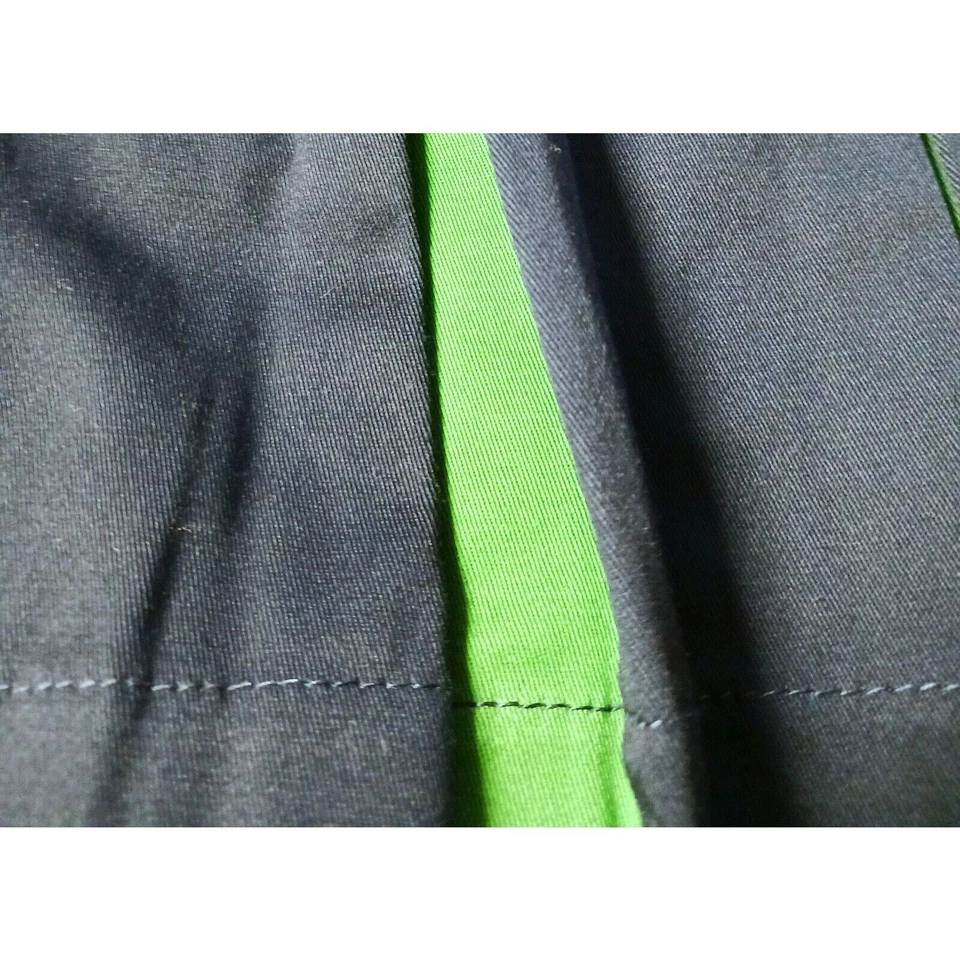 Minifalda plisada de algodón azul y verde Luella para Target talla 15 con botones laterales Foto 3 de 4