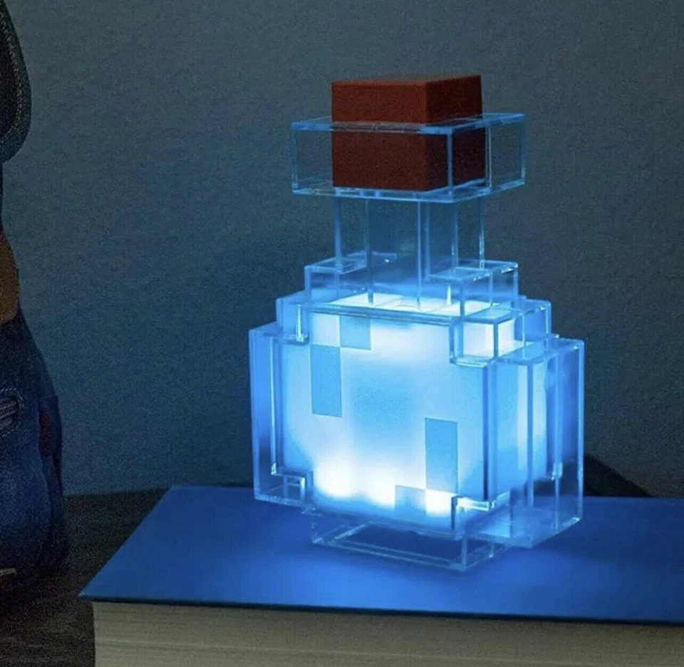 Minecraft “Potion Bottle” Night Light / Atmosphere Lamp - Shake To Change Colour - Image 4 of 4