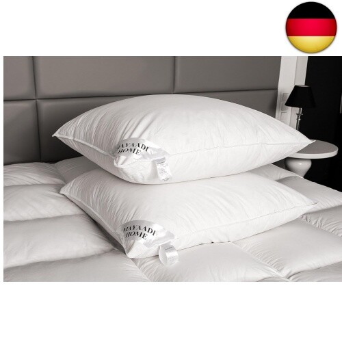 Mayaadi-Home Kopfkissen 80x80 cm | 1400g Füllung, 70% Daunen 30% Federn | 100% - Bild 5 von 7
