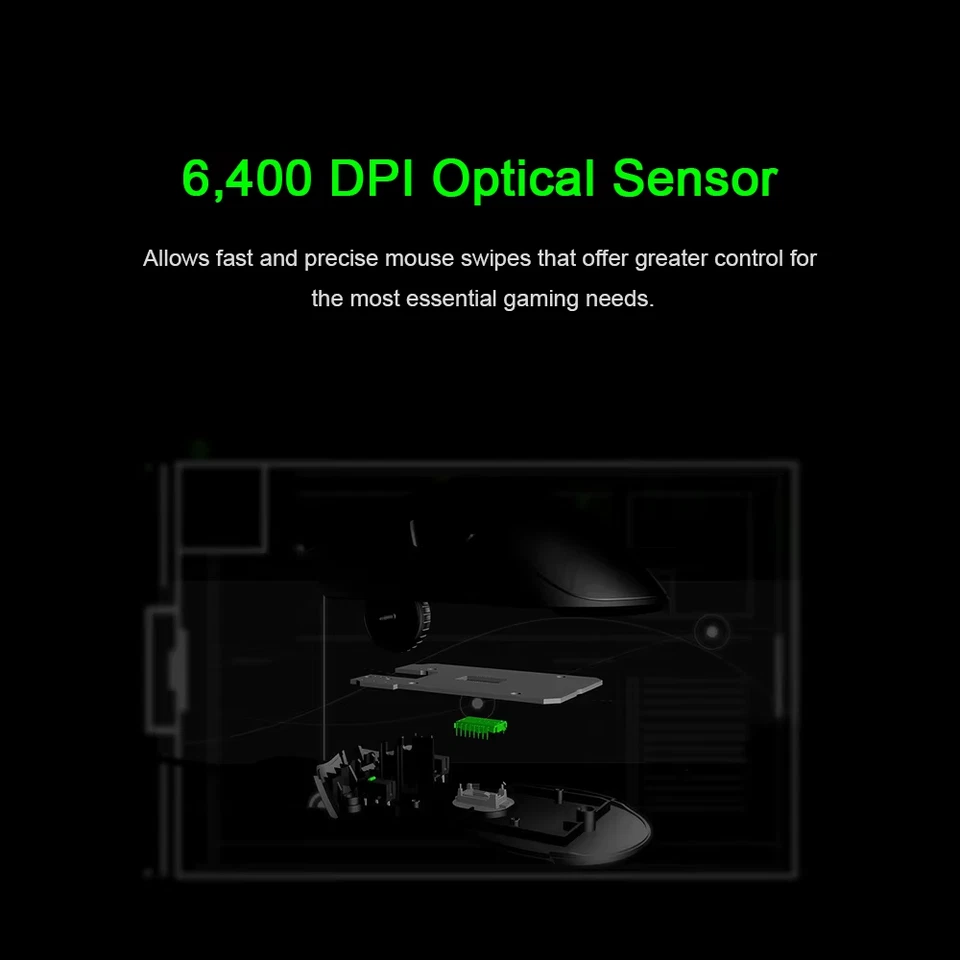 Razer DeathAdder Essential – Elite Wired Gaming Mouse, Speed & Precision Control - Image 4 of 4