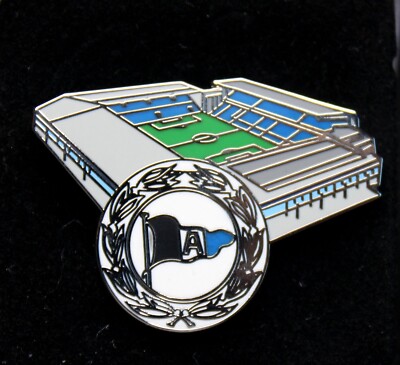 DSC Arminia Bielefeld ''Bielefelder Alm / Schuco Arena'' Stadium Metal Pin Badge