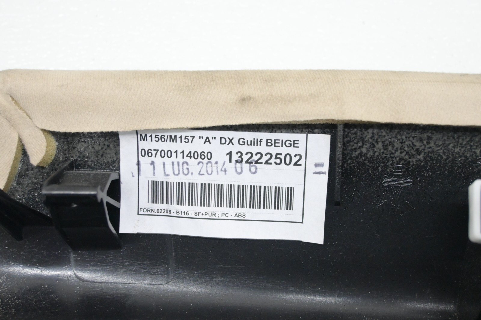 ⭐ 14-20 Maserati Ghibli Quatt Front Windshield A Pillar Column Trim Set Beig Oem