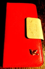 Shinzikoral~Red Cellphone Holder Cover & Small Mini Wallet & Mirror Set