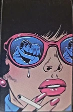 SEXY GIRL STICKER "SUNGLASSES" 1 1/2 X 2 1/2" GLOSSY 