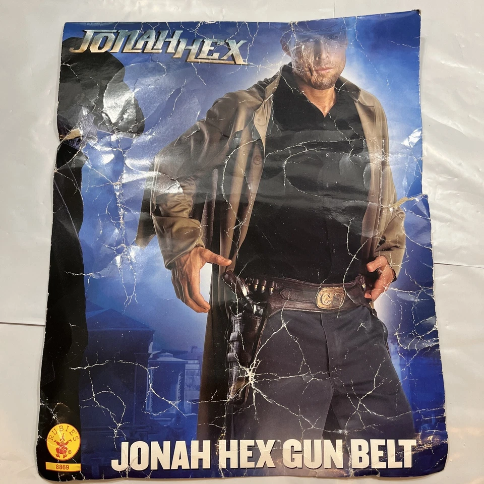 Coldre XL marrom colete arma 8869 Jonah Hex Cowboy pistoleiro faroeste CONJUNTO DE 2 - Imagem 2 de 4