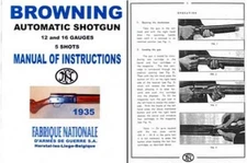 Browning 1935 FN Automatic Shotgun (A-5) Manual