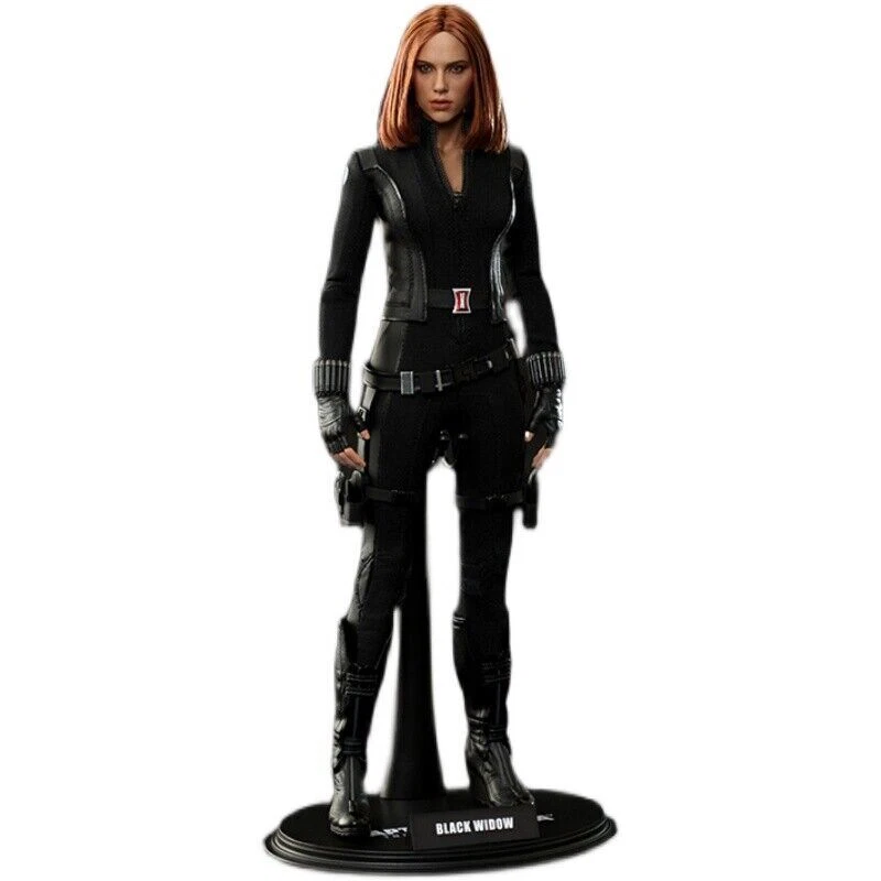 ¡Listo! Figura Viuda Negra 1/6 Capitán América Soldado de Invierno Hot Toys MMS239 Foto 2 de 4