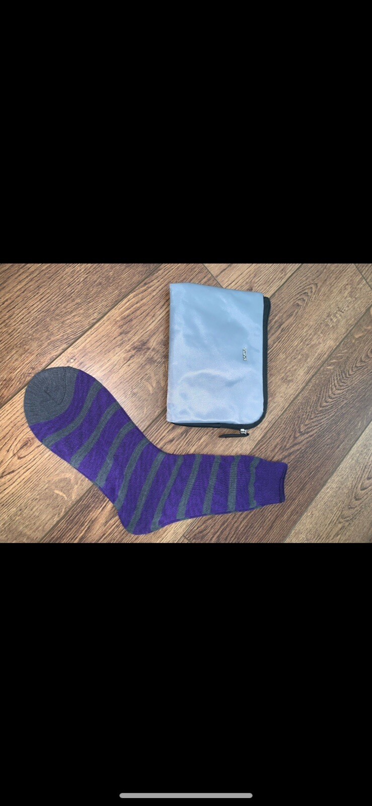 SAOLA Delta Airlines: kit toilette TUMI prima classe e borsa con cerniera: solo calze e borsa