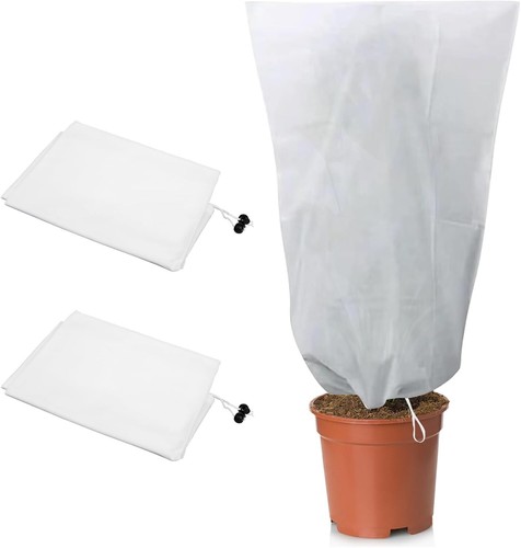 2 Packs 120 * 180cm Plant Protection Fleece Cover Horticultural Warming Fleece