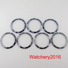 Nuevo Reloj Azul/Negro 39.2mm Bisel Cerámico Anillo Inserto Ajuste 41mm Caja Reloj