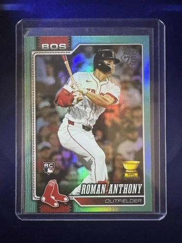 2026 Topps Series 1 - Roman Anthony #189 Aqua Foil (RC) Red Sox 1:500 PACKS