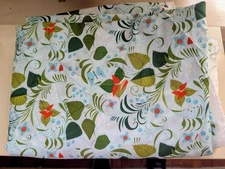 4 Yards Andover Cotton Fabric: Leaves (60")
