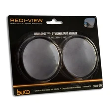 Burco 3803, Universal 3 Inch Convex Blind Spot Mirror, 2 Pack