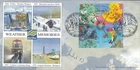 GB GREAT BRITAIN 2001 WEATHER SET ON MET OFFICE FDC SIGNED BY MICHAEL FISH