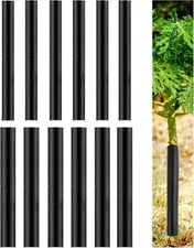 12 Pcs Tree Trunk Protector Guard, 2 Size Sapling Tree Protector from Deer, Tree