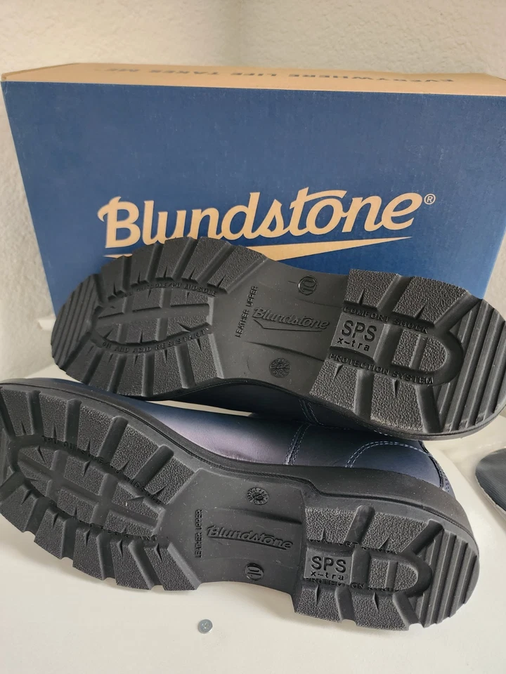 Botas Chelsea Blundstone 2246 para hombre, azul marino, talla 10 Foto 2 de 4