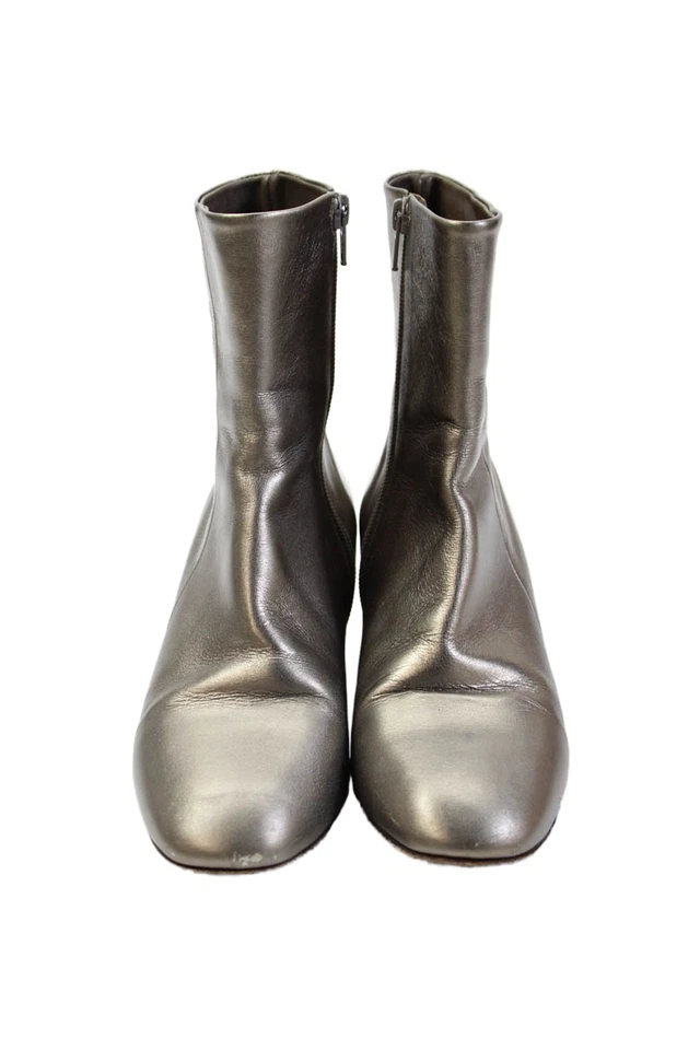 Botines Coclico para mujer de tacón bloque metálico dorados talla 7,5 Foto 2 de 4