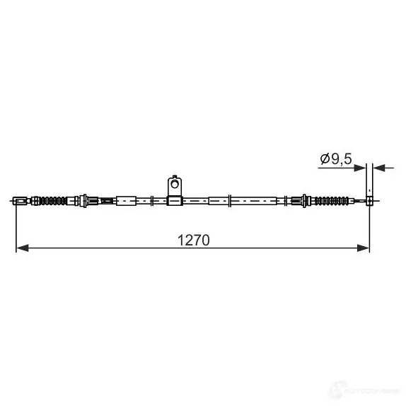 BOSCH 1987482898 Brake Cable Replacement Part-image
