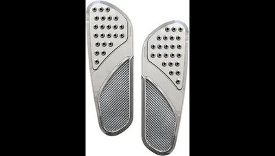 Accutronix  Knurled Drilled Front Floorboard for Harley Road King 94-08
