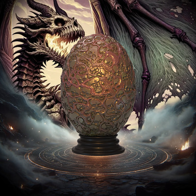 Stratation Design - Crypt Dragon Egg Dice Box - DnD/TTRPG/Rollenspiel/Wargames