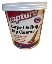 Capture Carpet & Rug Dry Cleaner W/Resealable Lid - Home, Car, Dogs & Cats Pet C