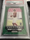 2024 Panini Prizm - Emergent Jayden Daniels #2 Green Wave Prizm (RC) PSA 10