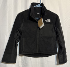 The North face black fleece mashup jacket girl size 10