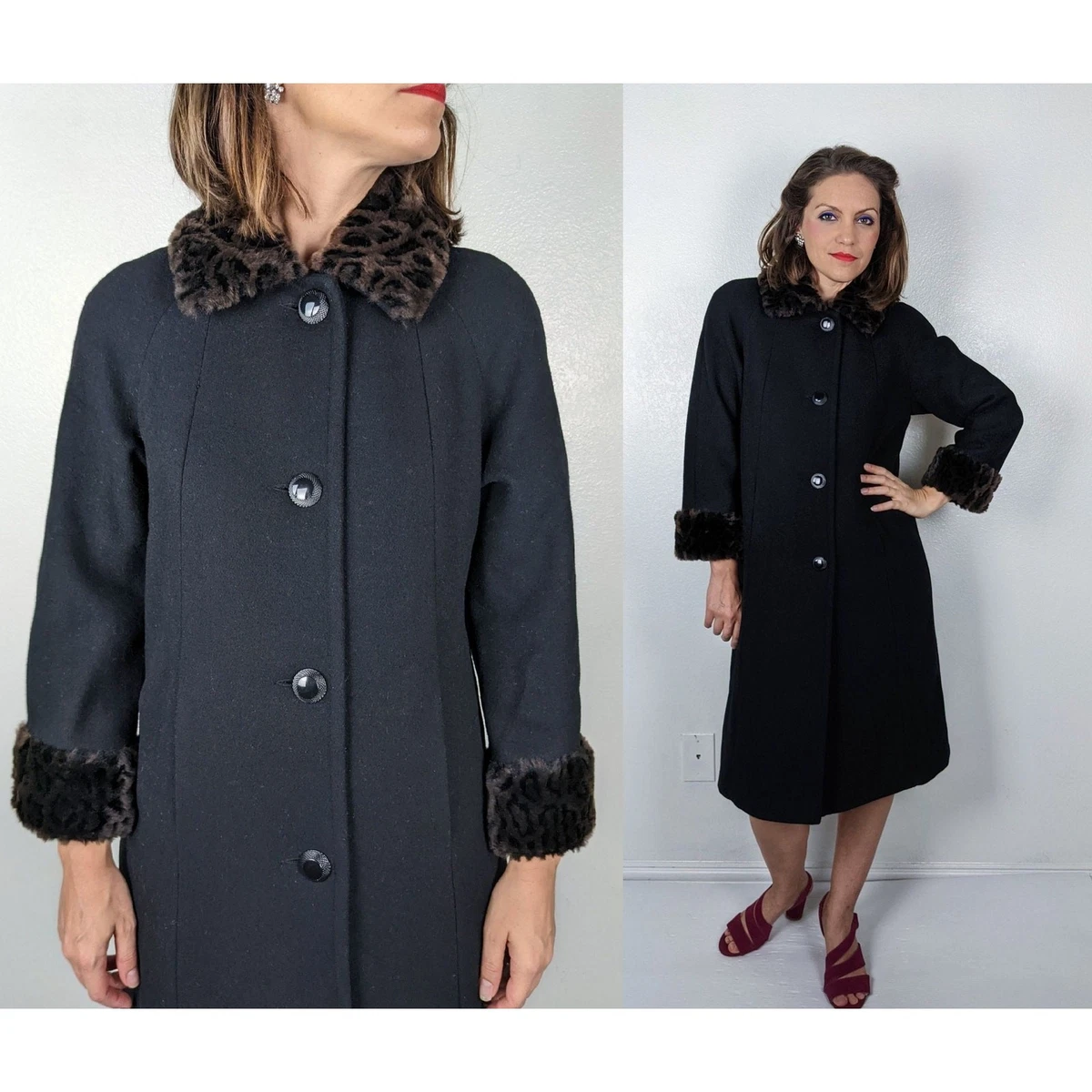 Leopard Black Vintage Coats, Jackets & Vests for Women for sale - eBay
