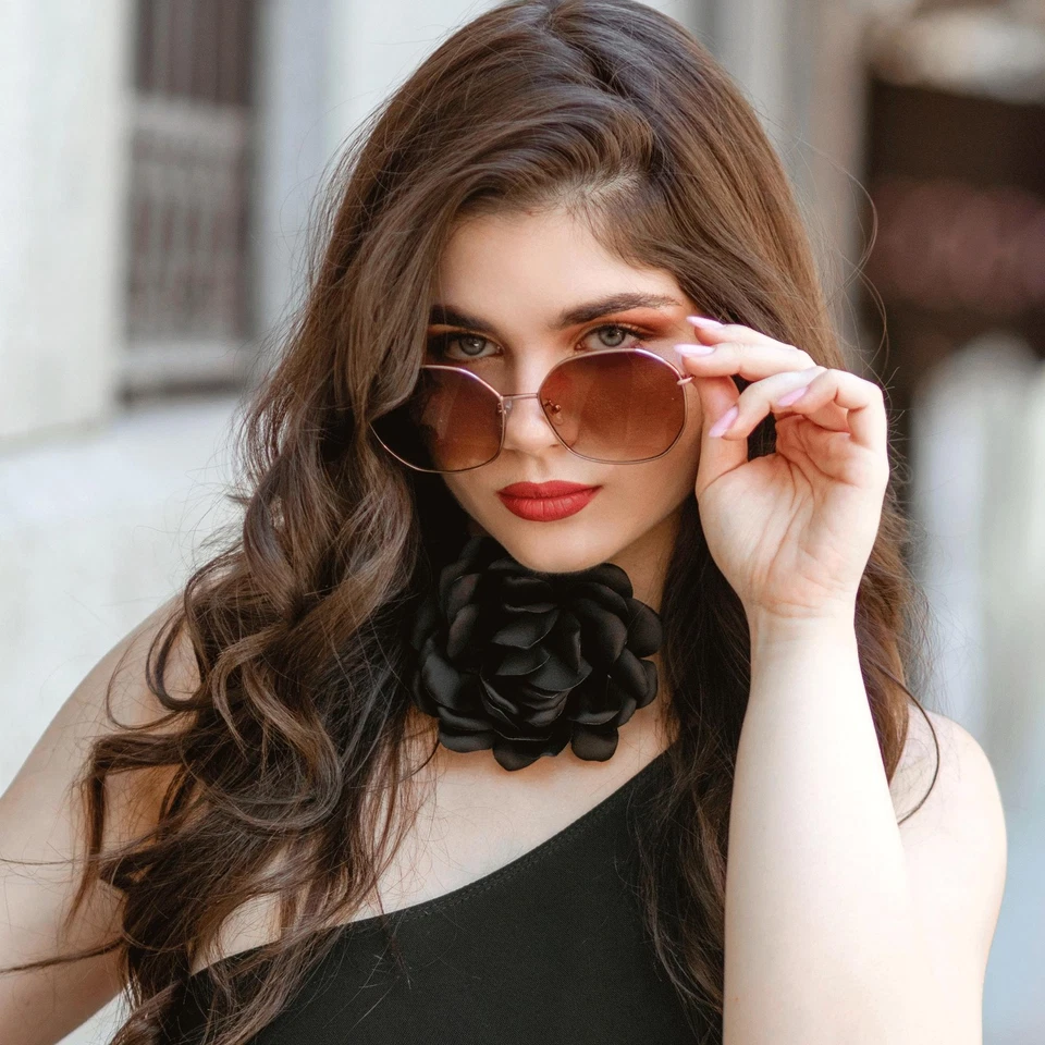 Gafas de sol ZENOTTIC Butterfly UV400 de gran tamaño para mujer gafas de moda para conducir Foto 3 de 4