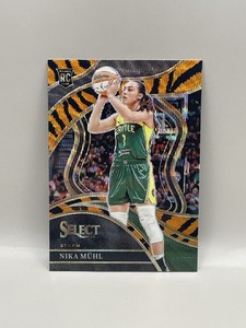 2024 Panini Select WNBA Premier Tiger Prizm Nika Muhl RC Courtside SSP #221